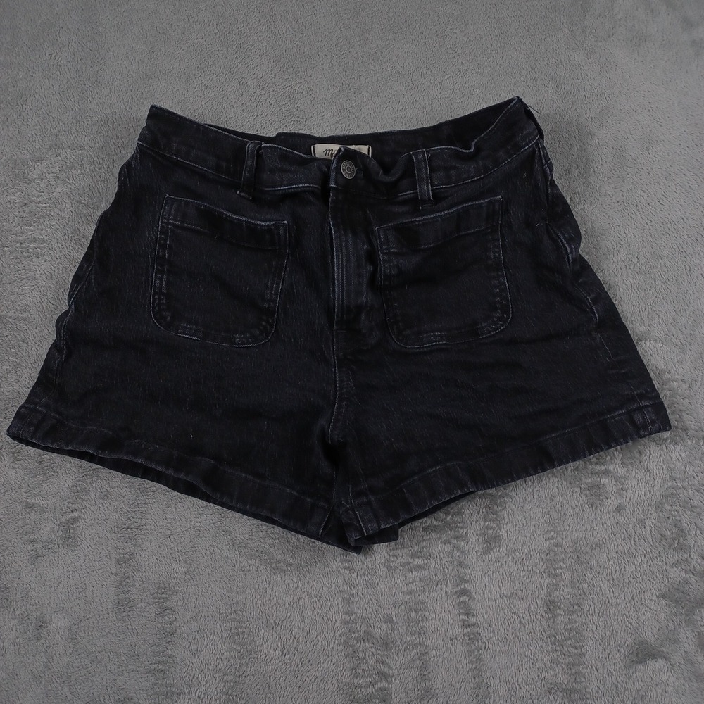 Madewell Shorts Womens 29 Black‎ Denim Pockets Casual Modern